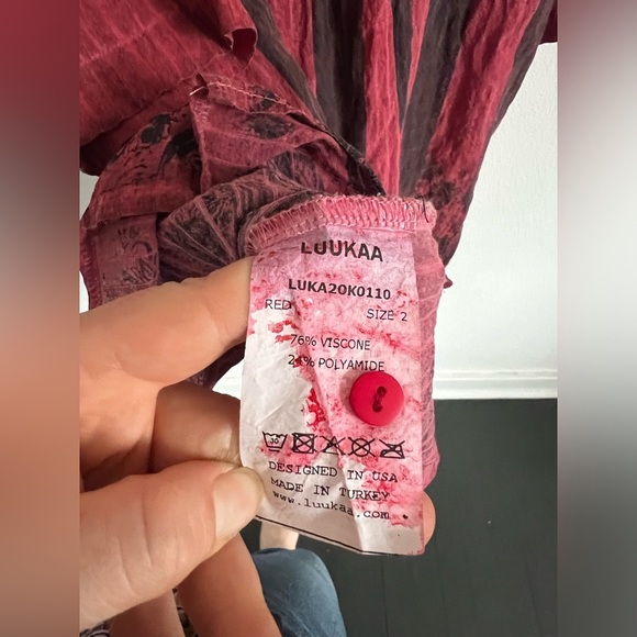 LUUKAA Printed Blouse, size 10 - Picture 5 of 8
